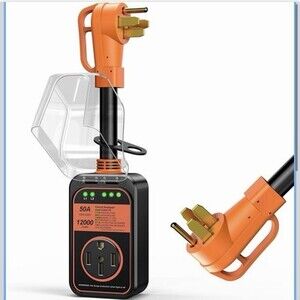 MILLIONHOME RV Surge Protector 50 Amp, 𝟐𝟎𝟐𝟓 𝐍𝐞𝐰 𝐔𝐩𝐠𝐫𝐚𝐝𝐞𝐝 Automati